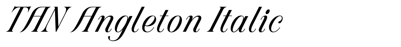 TAN Angleton Italic